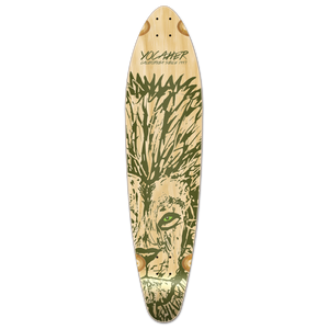 Yocaher Kicktail Longboard 40" x 10" Deck - Spirit Animal LION Yocaher Kicktail Longboard 40" x 10" Deck - Spirit Animal LION