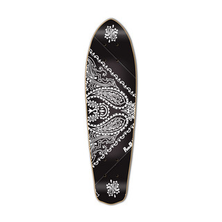 Planche De Skateboard Yocaher - Graphic Bandana Black - Largeur 7.5 Pouces (19cm) - Deck Neuve