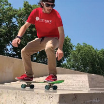 Skateboarding at Barcelona 