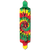 Yocaher Drop Down Longboard Deck - Tiedye Rasta Yocaher Drop Down Longboard Deck - Tiedye Rasta