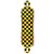 Yocaher Lowrider Longboard Deck - Checker Yellow Yocaher Lowrider Longboard Deck - Checker Yellow