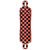 Yocaher Lowrider Longboard Deck - Checker Orange Yocaher Lowrider Longboard Deck - Checker Orange