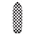 YOCAHER Old School Longboard Deck - Checker White