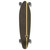 Yocaher Kicktail Longboard Complete - Checker Silver