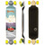 Yocaher Drop Down Longboard Complete - VW Series - Red