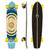 YOCAHER Slimkick Longboard Complete - Earth Series - Ripple