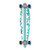 Yocaher Pintail Longboard Complete - White Digital Wave Yocaher Pintail Longboard Complete - White Digital Wave