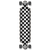 Yocaher Drop Down Longboard Complete -  Checker Silver Yocaher Drop Down Longboard Complete -  Checker Silver