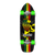 Yocaher Old School Longboard Complete - Rasta Yocaher Old School Longboard Complete - Rasta