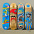 Yocaher Graphic Complete 7.75" Skateboard - Retro Series - Stache Yocaher Graphic Complete 7.75" Skateboard - Retro Series - Stache