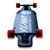 Aluminum Drop Through Complete Longboard - Black Aluminum Drop Through Complete Longboard - Black