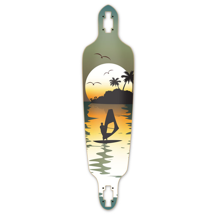 Drop Through Surfer Longboard Deck