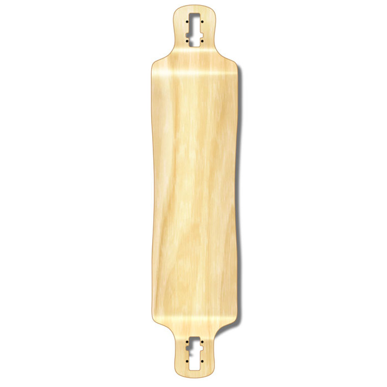 Lowrider Blank Longboard Deck - Natural