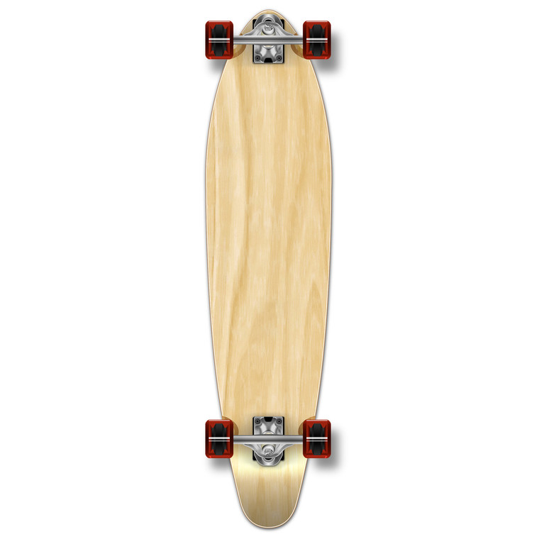 Kicktail Blank Longboard Complete - Natural