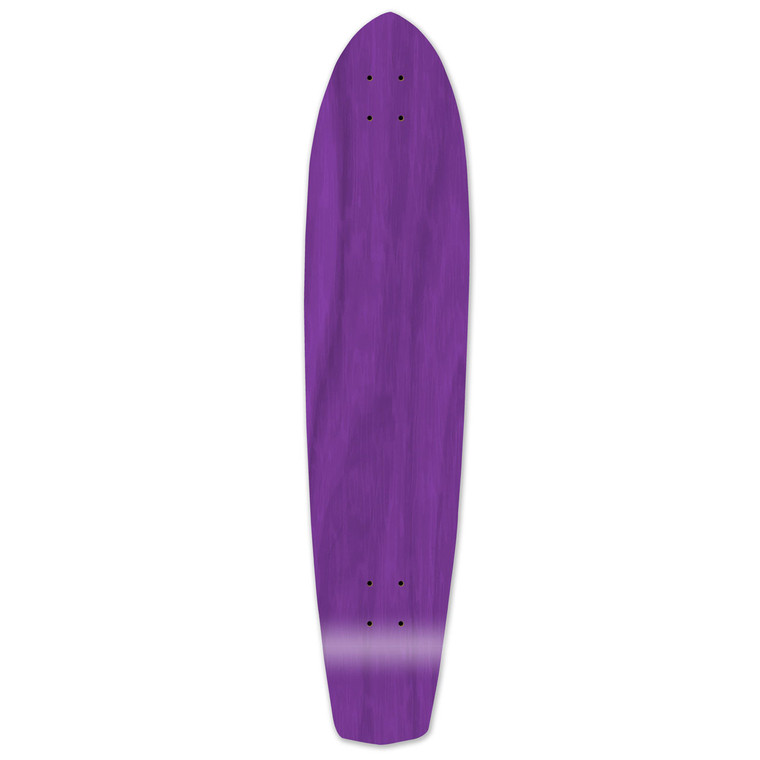 Slimkick Blank Longboard Deck - Stained Purple