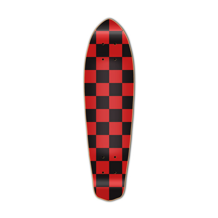 Micro Cruiser  Deck - Checker Red