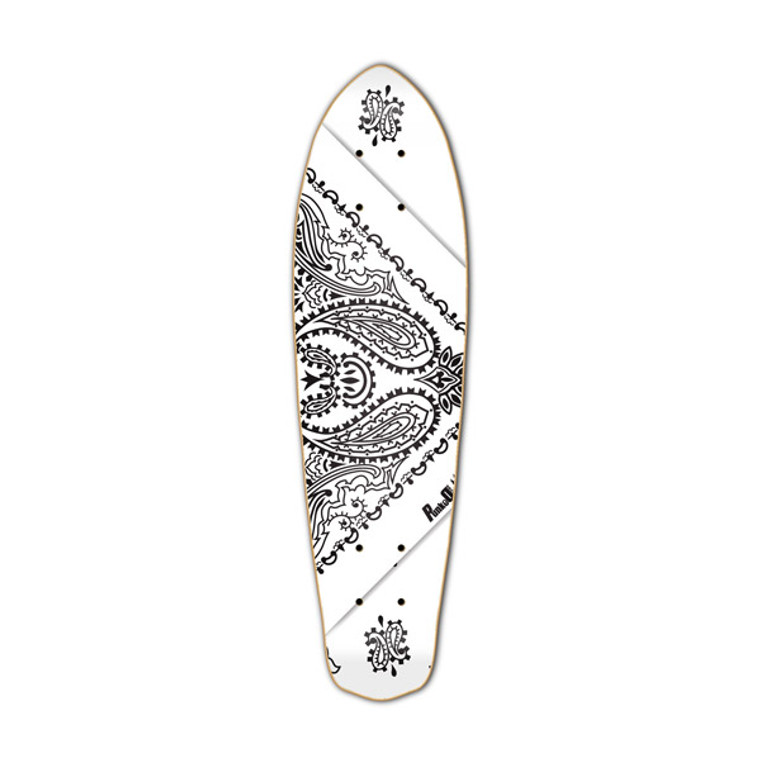 Micro Cruiser  Deck - Bandana White