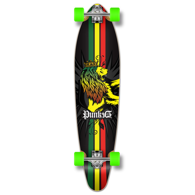 Paradise Longboard Beach Front 35" Kicktail Cruiser Complète - Foto 7