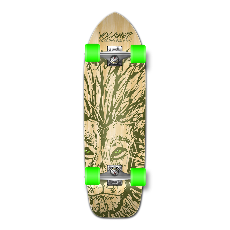 Old School Longboard Complete - Spirit Animal Series - Lion