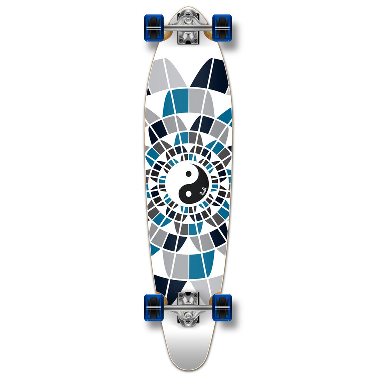 Kicktail Yin Yang Longboard Complete