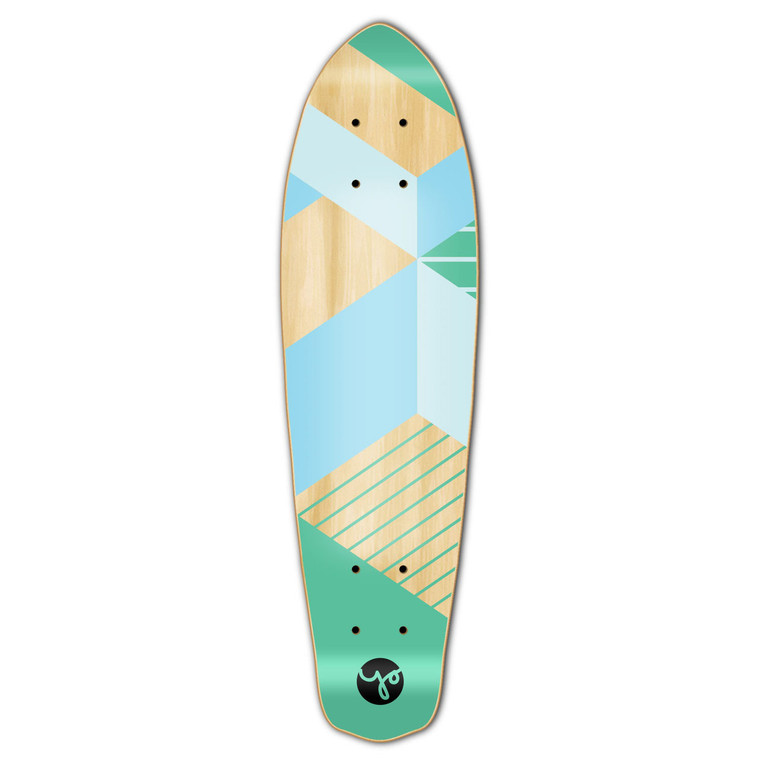 Micro Cruiser Deck- Geometric Series - Green