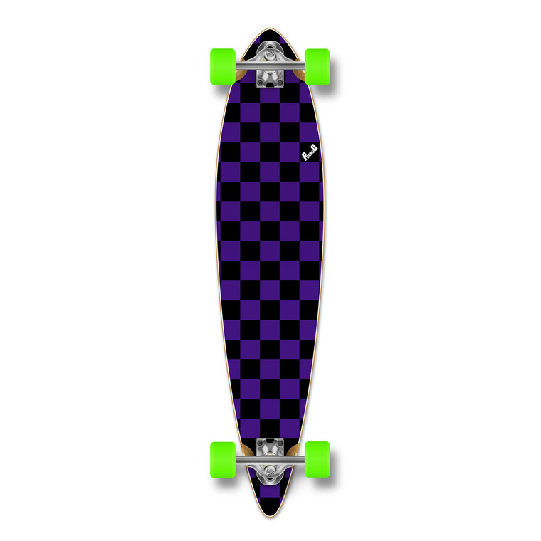 Pintail Longboard Complete Checker Purple