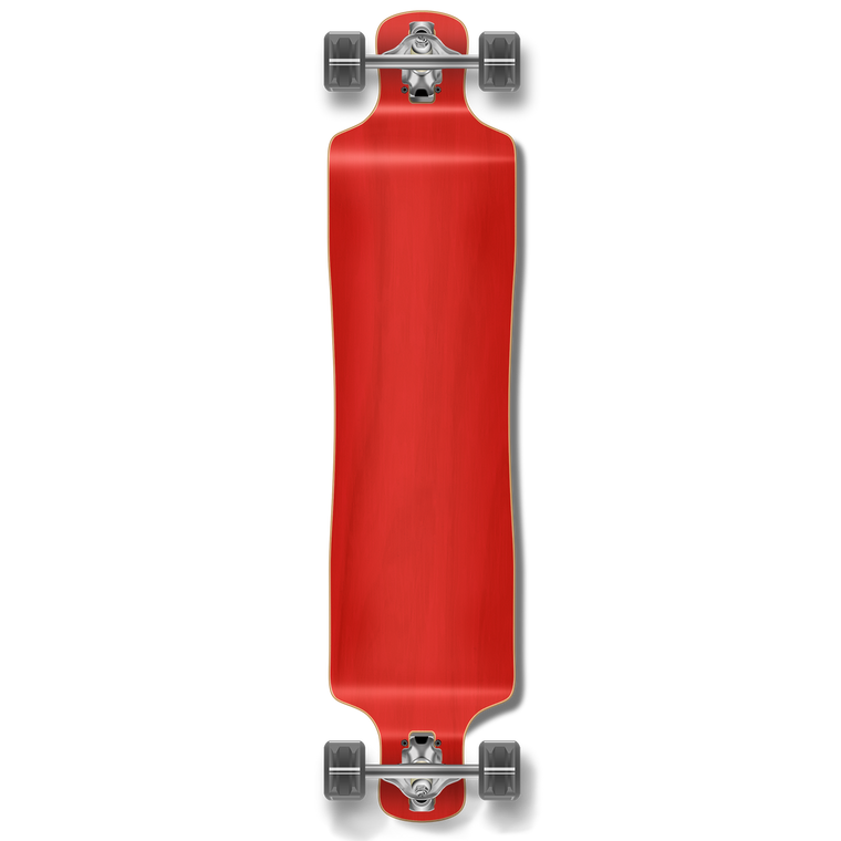 Lowrider Blank Longboard Complete - Stained Red