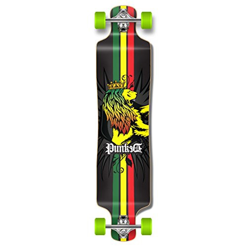 Punked Rasta Lowrider Longboard Complete