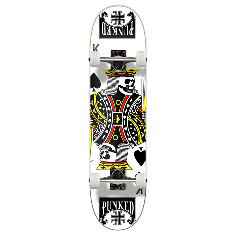 Yocaher Graphic Complete 7.75" Skateboard - King of Spades