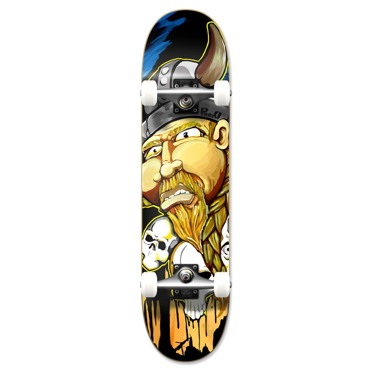 Yocaher Graphic Complete 7.75" Skateboard - Viking