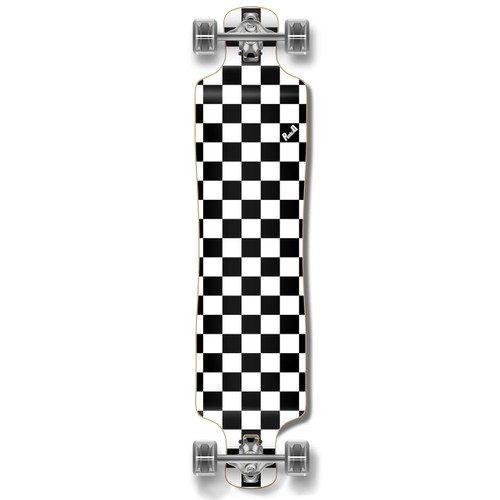 Punked Checker Lowrider Longboard Complete
