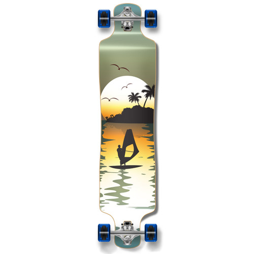 Punked Surfer Lowrider Longboard Complete