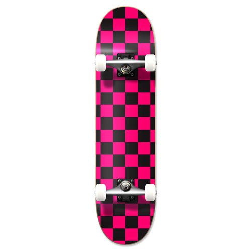 Punked Checkered Skateboard Complete