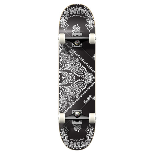 Graphic Complete Skateboard - Bandana Black