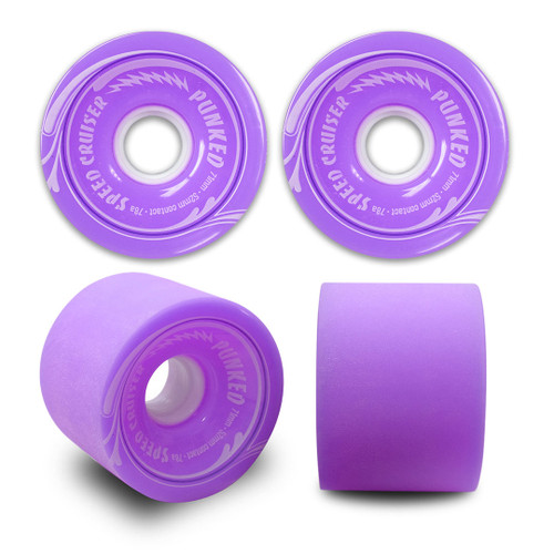 Speed Cruiser 71mm Longboard Wheels - Solid Purple