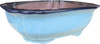 Side profile showing square form, gradient lip transition, and high-fired ceramic body