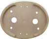 Close-up of speckled ceramic texture and smooth glazed lip on high-fired stoneware