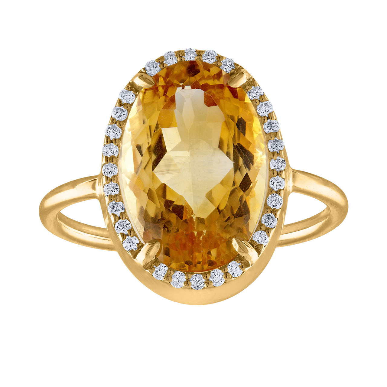 Citrine shop statement rings