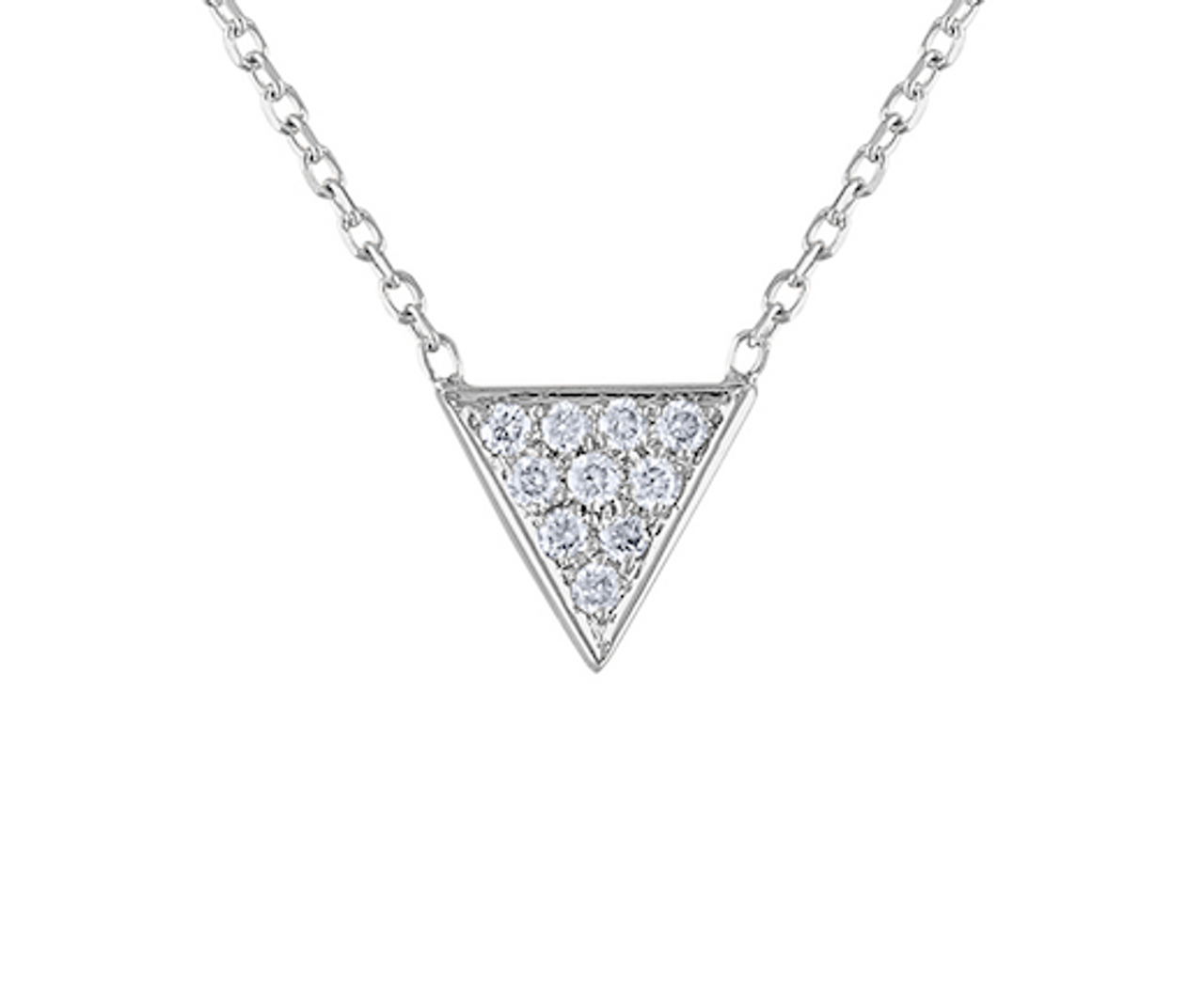 Roberto Coin Triangle Station Yellow Gold Necklace | Lee Michaels Fine  Jewelry