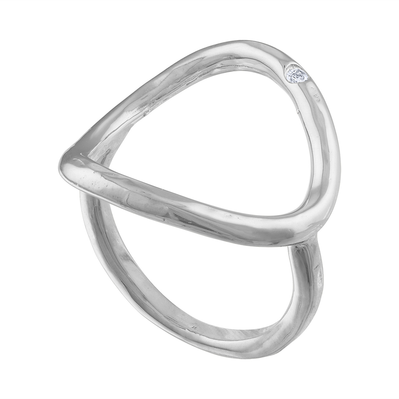 Silver Middle Finger Ring | Allie Keast Jewelry