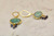 Unique Gold Amazonite Blue Sapphire Earring, Exquisite Gemstone Cluster Earring, Gem Drop Earring, Amazonite  Drop Earring Hand Made!