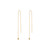 14K Yellow Gold Diamond Threader Earring 