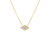 Very Unique Pave Diamond  Argyle Necklace, 14K Yellow Gold Diamond  Rhombus Necklace, Exquisite Hand Crafted 14K Yellow Gold Diamond Necklace 