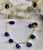 Beautiful hand Crafted Unique 14K Yellow Gold Lapis Lazuli Necklace, Lapis Lazuli Drop Necklace, Lapis Lazuli Statement Necklace