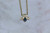 Blue Diamond Bee Necklace