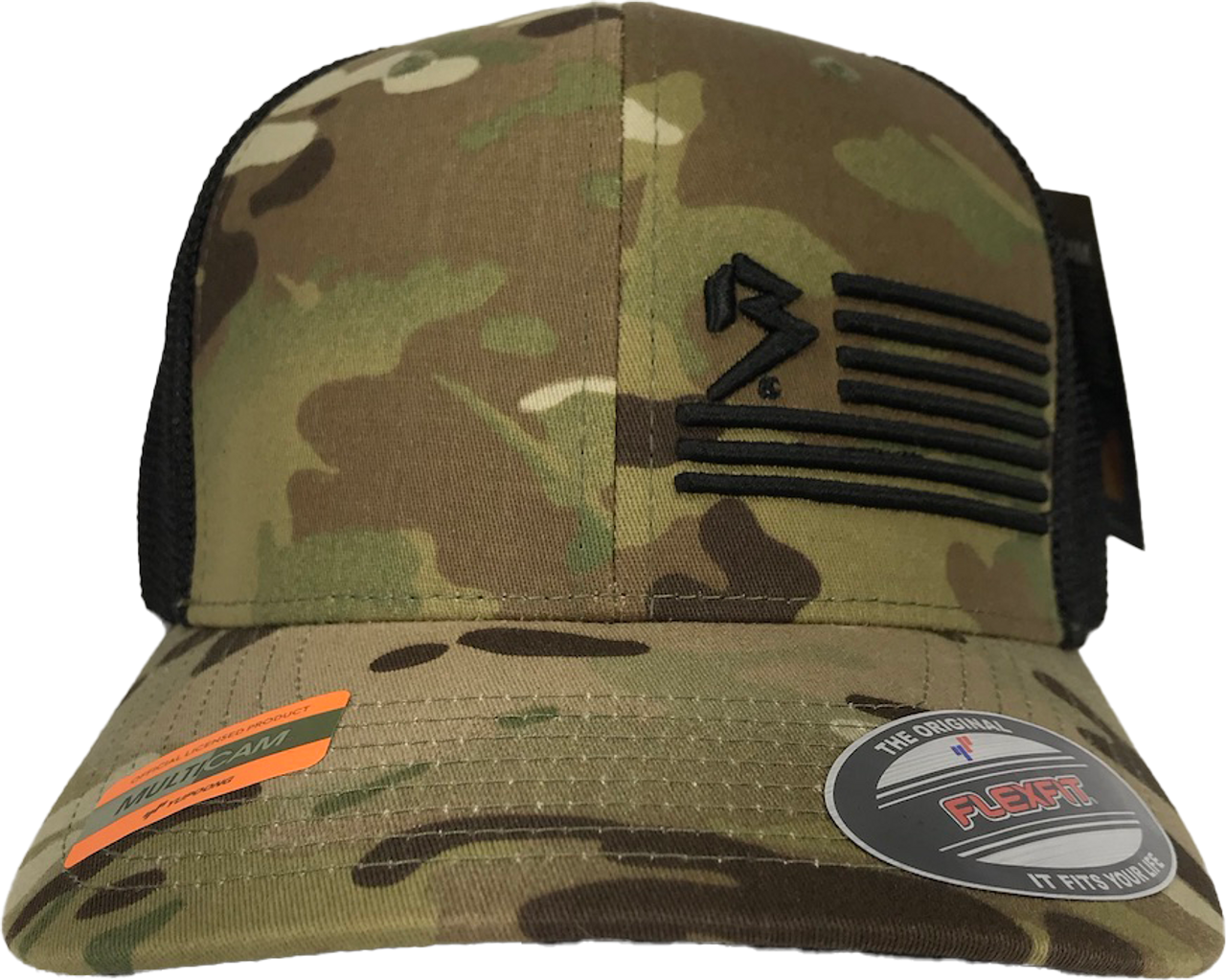 FLEXFIT MULTICAM®/BLACK B TRUCKER FLAG