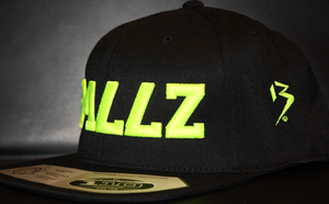 B477Z Black & Neon Yellow SNAPBACK SKU # 0258-0110