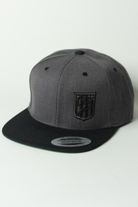 Ballz Racing Shield Snapback - DARK HEATHER/BLACK PREMIUM Hat