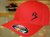 Original B emblem Red with Black B curve bill Flexfit hat SKU # 0281-0601