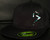 BLITZ Hat Black/Aqua/White on all Black 210 Premium Fitted Sku # 0251F-017702